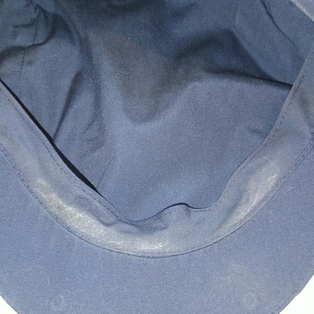 RARE Vtg Eddie Bauer XL Navy Seaman's‎ Cap w/ Snaps ACTWU Union Made in USA - Picture 5 of 8